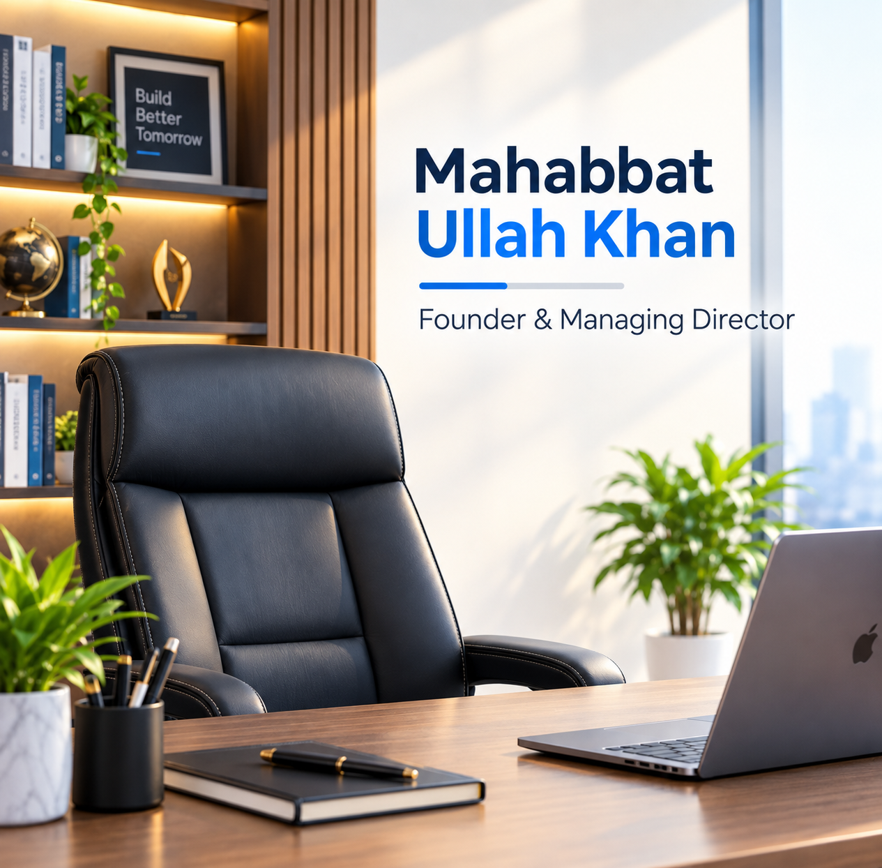 Mahabbat Ullah Khan MD Portrait